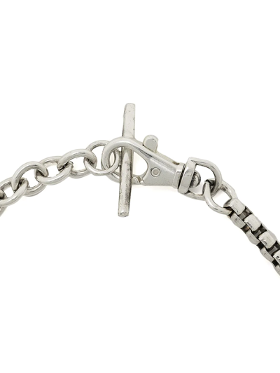 Shop Martine Ali Aris Boxer Chain Necklace In Silver