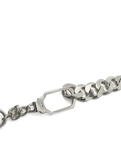 Shop Martine Ali Flat Chain Choker In Silver