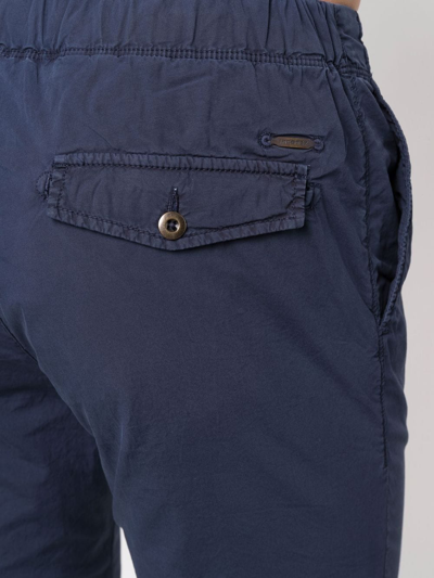 Incotex Drawstring Slim-fit Trousers In Blue