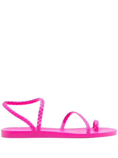 Shop Ancient Greek Sandals Eleftheria Jelly Sandals In Pink