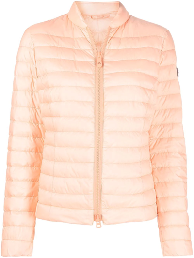 Shop Peuterey Puntia Zipped Padded Jacket In Orange