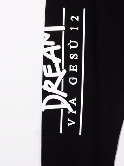 Shop Versace Logo-print Track Pants In Black