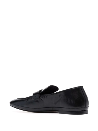Shop Henderson Baracco Ernest Leather Loafers In Black