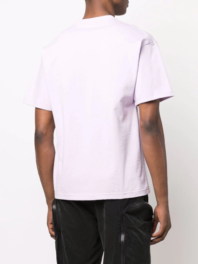Shop Nike Solo Swoosh Cotton T-shirt In Purple
