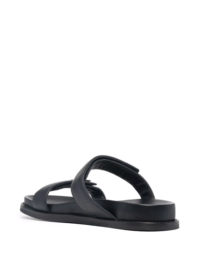 Emporio Armani E.armani Exclusive Pre Sandals Black In Black