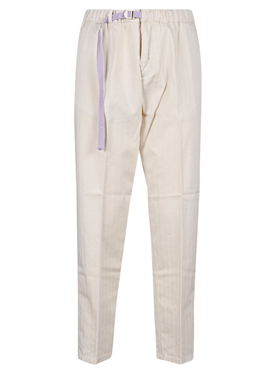 Shop White Sand Trousers Beige