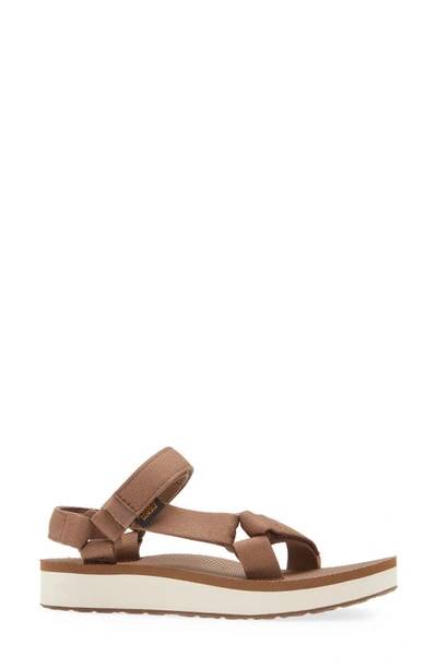 Shop Teva Midform Universal Sandal In Brown/ Birch