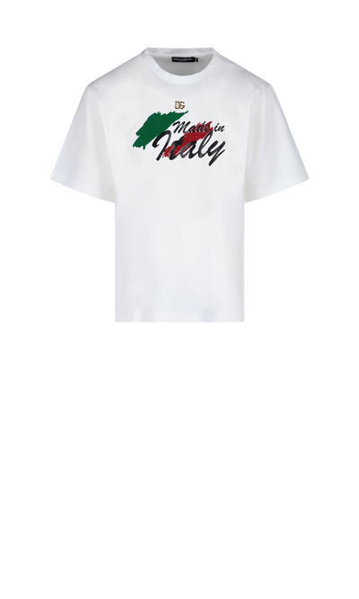 Shop Dolce & Gabbana T-shirt With Print
