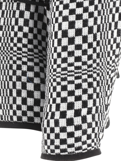 Shop Song For The Mute "flight" Checked Jacket In Black  