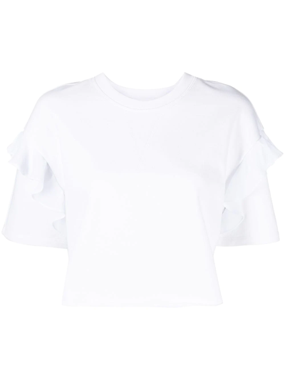 Shop Onefifteen X Beyond The Radar Short-sleeve T-shirt In White