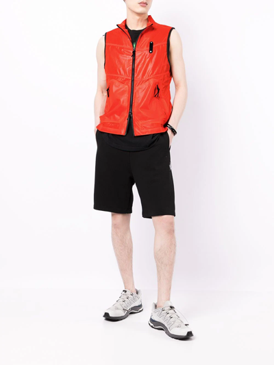 A-cold-wall* Trellick Two-way Zip Gilet In Orange
