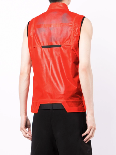 A-cold-wall* Trellick Two-way Zip Gilet In Orange