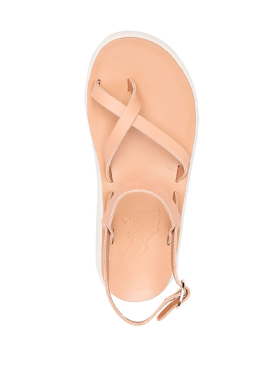 Ancient Greek Sandals Tereza Comfort Leather Sandals In Nude