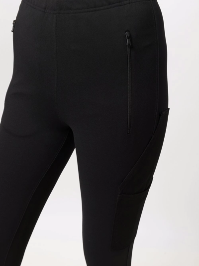 Wardrobe.nyc + Carhartt Wip Grain De Poudre-paneled Stretch Leggings In Schwarz