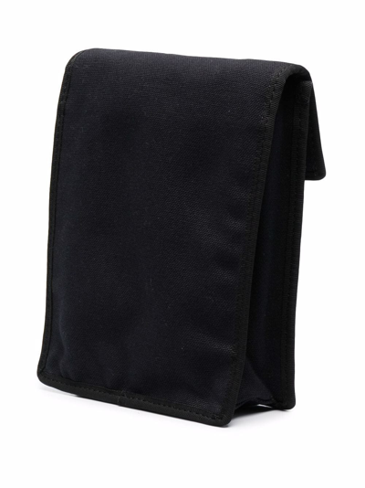 Shop Palm Angels Logo-print Pouch Messenger Bag In Black