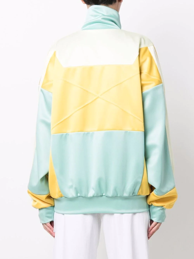 Khrisjoy Panelled Zip-up Track Jacket In Grün