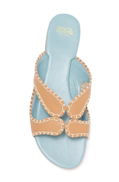 Shop Frances Valentine Slide Sandal In Natural