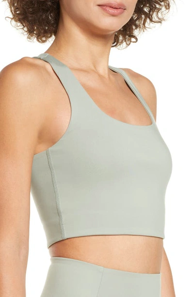 Shop Girlfriend Collective Paloma Sports Bra In Agave