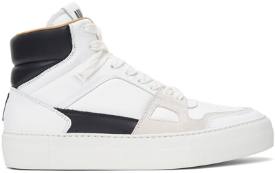 Shop Ami Alexandre Mattiussi White & Black Ami De Cœur Sneakers In Black/white/004