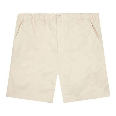 Shop Norse Projects Ezra Light Twill Shorts In Beige