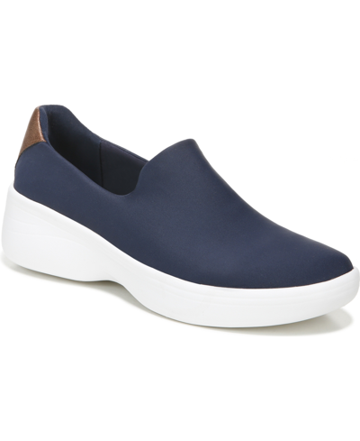 Shop Bzees Premium Easy Going Washable Slip-ons Women's Shoes In Navy Fabric