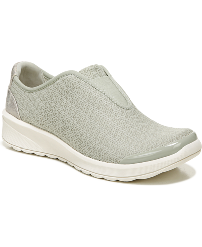 Shop Bzees Glory Washable Slip-on Sneakers Women's Shoes In Abbey Stone Fabric