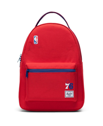 Shop Herschel Supply Co. Red Philadelphia 76ers Nova Mid-size Backpack