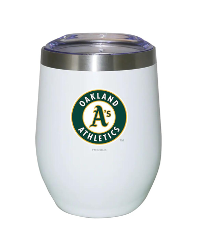 Memory Company Oakland Athletics 12 oz Logo Stemless Tumbler In White