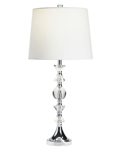 Shop Crestview Collection 27.5" Table Lamp In Silver-tone