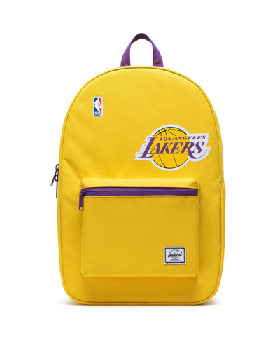 Shop Herschel Supply Co. Los Angeles Lakers Statement Backpack In Yellow