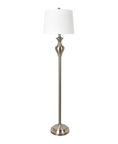 Shop Crestview Collection 60" Floor Lamp In Silver-tone