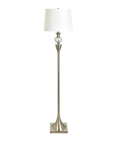 Shop Crestview Collection 61.5" Floor Lamp In Silver-tone