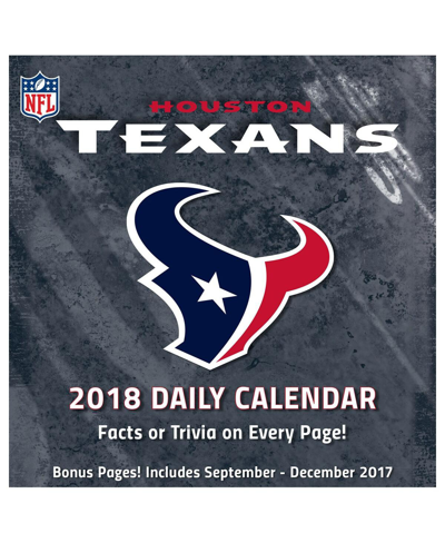 Shop Turner Licensing Houston Texans 2018 Box Calendar In Multi