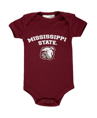 Shop Two Feet Ahead Unisex Infant Maroon Mississippi State Bulldogs Arch Logo Bodysuit