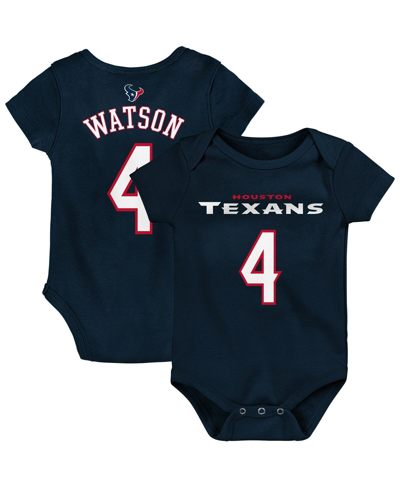 Shop Outerstuff Unisex Infant Deshaun Watson Navy Houston Texans Mainliner Name Number Bodysuit