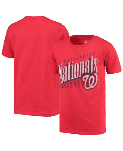 Shop Outerstuff Big Boys Red Washington Nationals Winning Streak T-shirt