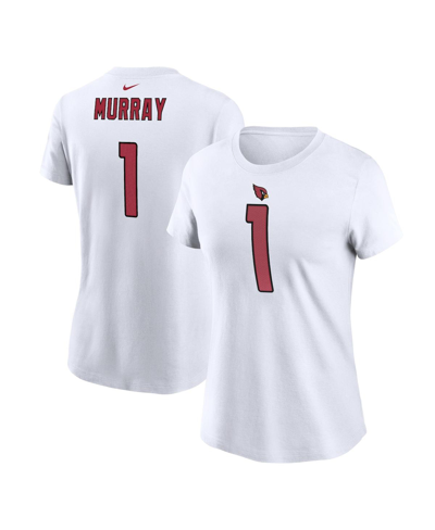 Nike Women's  Kyler Murray White Arizona Cardinals Player Name Number T-shirt In White