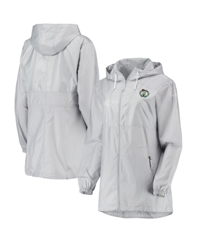 Shop Columbia Women's  Gray Boston Celtics Flashback Full-zip Jacket