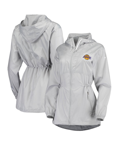 Shop Columbia Women's  Gray Los Angeles Lakers Flashback Full-zip Jacket