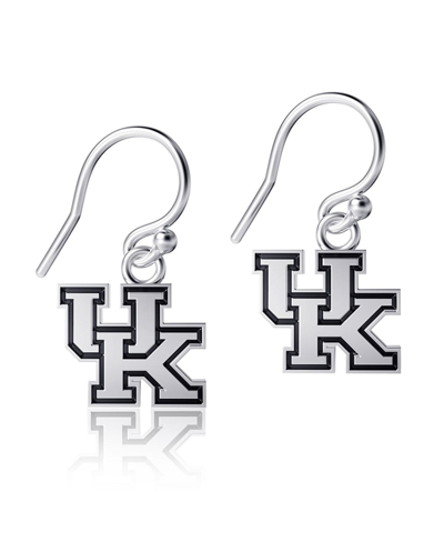 Shop Dayna Designs Women's  Kentucky Wildcats Silver-tone Dangle Earrings