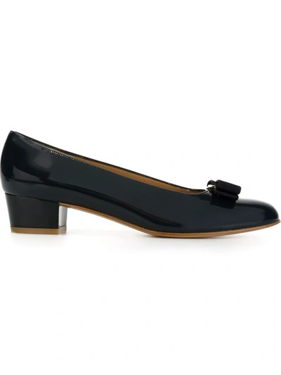 Gucci Vara Bow Pumps In Blue