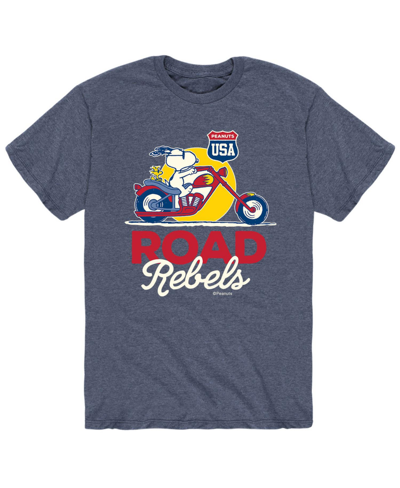 Shop Airwaves Men's Peanuts Road Rebels T-shirt In Blue