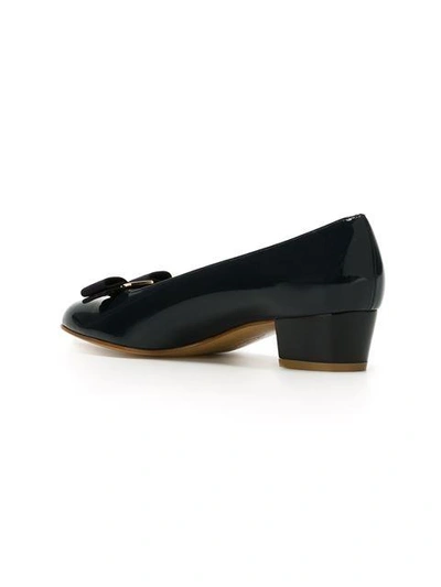 Gucci Vara Bow Pumps In Blue