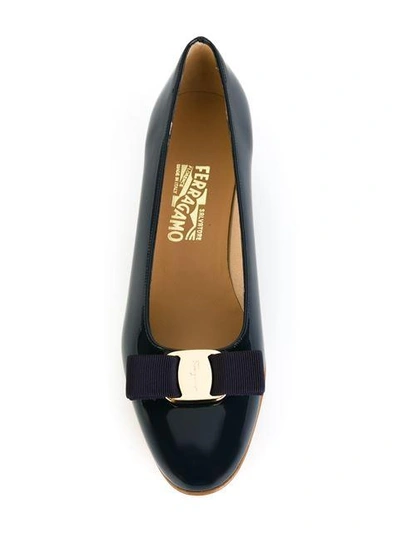 Gucci Vara Bow Pumps In Blue