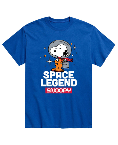 Shop Airwaves Men's Peanuts Space Legend T-shirt In Blue