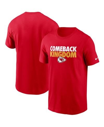 Shop Nike Men's  Red Kansas City Chiefs Hometown Collection Comeback T-shirt