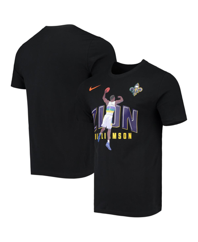 Shop Nike Men's  Zion Williamson Black New Orleans Pelicans Hero Performance T-shirt