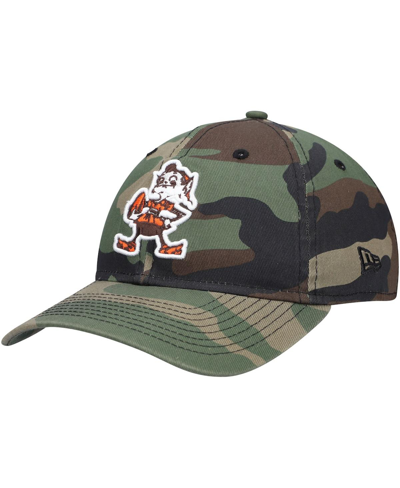 Shop New Era Men's  Camo Cleveland Browns Team Core Classic 2.0 9twenty Adjustable Hat