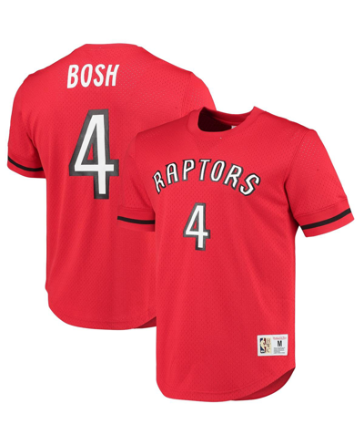 Shop Mitchell & Ness Men's  Chris Bosh Red Toronto Raptors 2003 Mesh Name And Number T-shirt