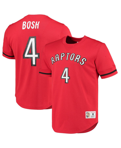 Mitchell & Ness Men's  Chris Bosh Red Toronto Raptors 2003 Mesh Name And Number T-shirt In Red